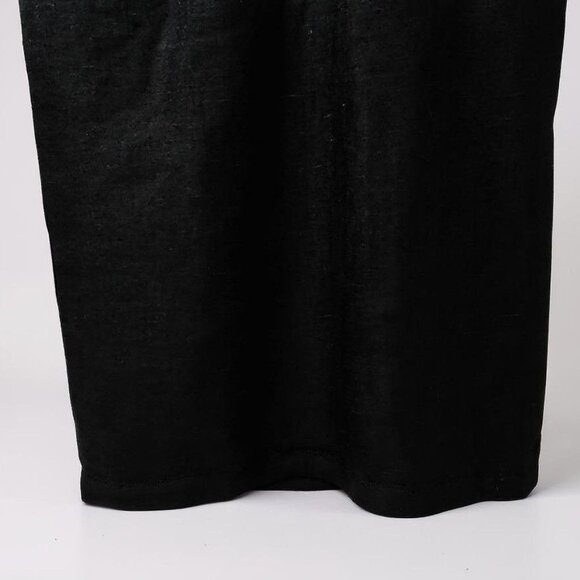 Harvé Benard Womens Black Linen Blazer and Skirt Suit Set Size 14 - Picture 15 of 16